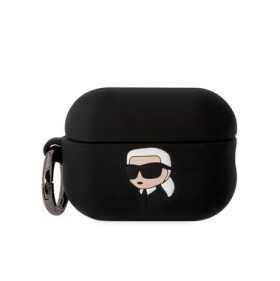 Karl Lagerfeld AirPods Pro 2 cover Silicone Karl Head 3D KLAP2RUNIKK