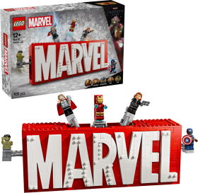 LEGO® Marvel 76313 Logo MARVEL a minifigurky - LEGO® Movie 2