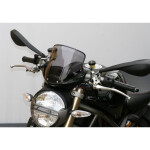 Mra plexi Ducati Monster 696/796/1100 Turistické černá mat černá mat.