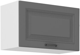 Horní skříňka nad digestoř Stilo 60 GU-36 1F Barva korpusu: Bílá, Barva dvířek: Dust Grey