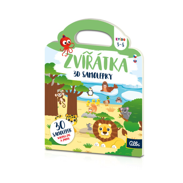 3D samolepky: Zvířátka - Kvído - Albi