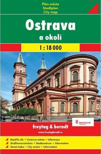 Ostrava mapa 1:18 000