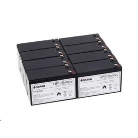Baterie - FUKAWA FWU-27 sada baterií za RBC27 (12V/9Ah, 8ks) EDF_295621