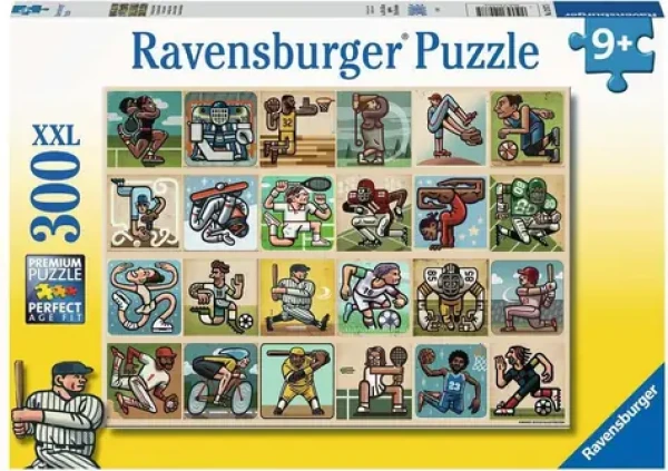 Ravensburger Puzzle Úžasní sportovci XXL