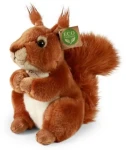 RAPPA Plyšová veverka sedící 23 cm