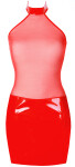 Dámské sexy šaty V-9119 Červená Axami Červená