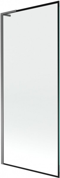 MEXEN/S - Next L vanová zástěna FIX 80 x 150, černá vzor, grafit metal 895-080-000-03-70-95
