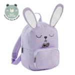 Miquelrius mini batoh Wild puppies, zajíček, 5 l, 2 kapsy, rPET, mix barev