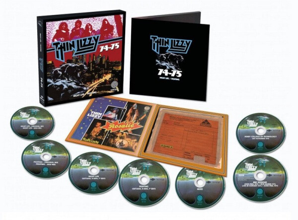 6CD+BD Thin Lizzy: Nightlife / Fighting - Lizzy Thin