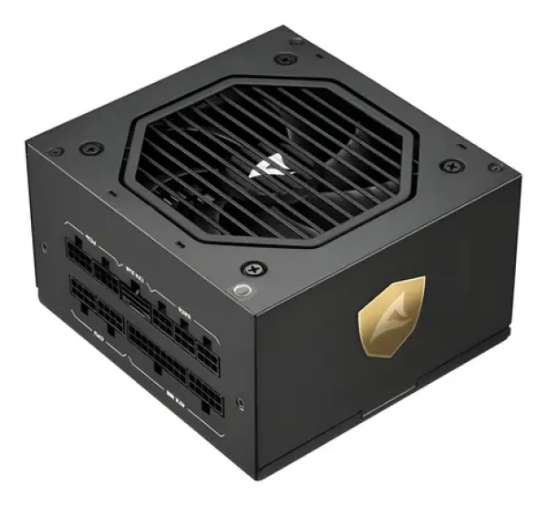 Sharkoon Rebel P20 1000W černá / Napájecí zdroj / ATX 3.1 / CYBENETICS Gold / modulární / 120mm (4044951040636)