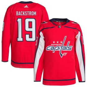 Pánský dres Washington Capitals NHL Nicklas Backstrom #19 adidas Authentic Primegreen Home