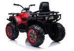 Mamido Dětská elektrická čtyřkolka 4x4 Spyder lakovaná červená