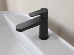 NOVASERVIS - Umyvadlová baterie s výpustí Nostris, černá BNS2BL