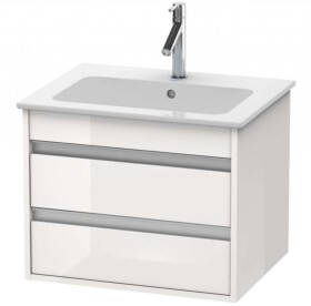 DURAVIT - Ketho Umyvadlová skříňka 48x60x48 cm, 2 zásuvky, lesklá bílá KT642802222
