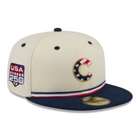 New Era Pánská kšiltovka Chicago Cubs MLB 2026 4th of July USA 250 59FIFTY Fitted Velikost: 7 1/8
