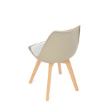 Židle jídelní, cappuccino plast, CT-X7055 CAP