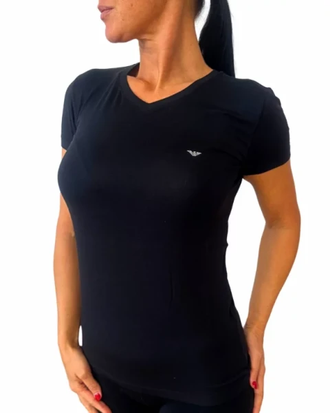 Dámské triko Emporio Armani EW000409 AF19024 černá