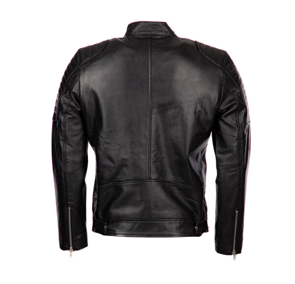 Pánská Kožená Bunda Gentle Brixton Černá Velikost: