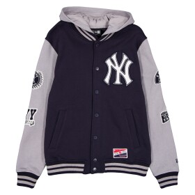 New Era Pánská bunda New York Yankees MLB Full Snap Patch Velikost: S