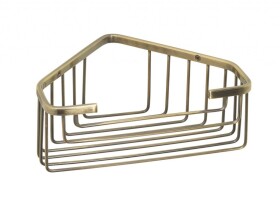 Gedy - SMART rohová police do sprchy, 200x80x151, bronz 2483-44