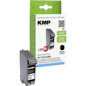 KMP Ink náhradní HP 15, C6615DE kompatibilní černá H9 0993,4151 - HP C6615D - renovované