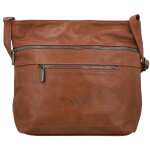 Stylová dámská koženková crossbody kabelka Olbba, tmavě modrá