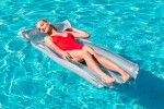 Bestway Bestway Nafukovací lehátko 183x76 cm šedé
