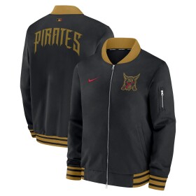Nike Pánská bunda Pittsburgh Pirates MLB City Connect 2026 Authentic Dugout Bomber Velikost: XL