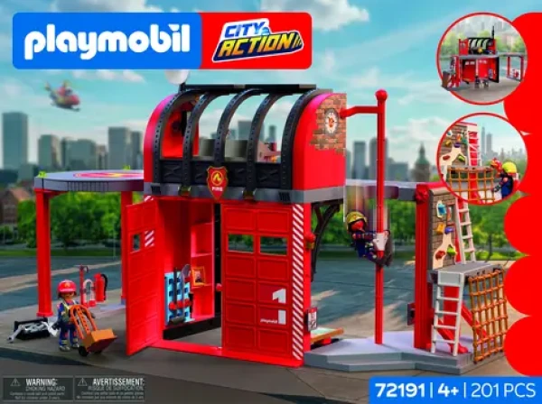 PLAYMOBIL Fire 72191 Velká hasičská stanice