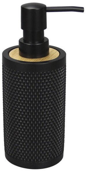 AQUALINE - NOIR dávkovač mýdla na postavení, černá N6019