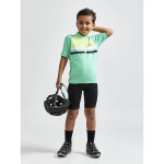 Dětský cyklistický dres krátkým rukávem CRAFT Bike JR zelená