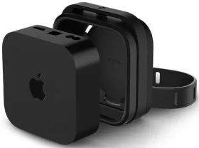Spigen Silicone Fit držák pro Apple TV 4K 3. generace (2022) černá (AMP05858)