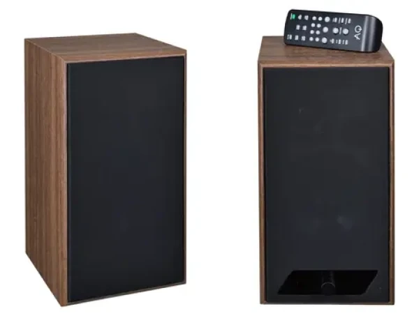 AQ M25 multimedia hnědá / 2.0 / reproduktory / 60W / Bluetooth 5.0 / USB / RCA /dálkové ovládání (0m25o)