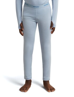 Dětské merino spodky ICEBREAKER Kids 260 Tech Leggings, Zinc Blue velikost: 6