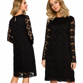 Dámské šaty M406 Černá - MOE černá S-36