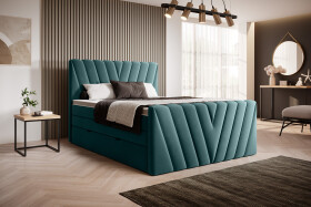 Boxspring Candice Rozměr: 160 x 200 cm, látka: Velvetmat 38