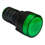 Signální LED světlo 22mm - zelené, 12~24V AC/DC