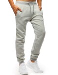 Pánské teplákové kalhoty šedé Dstreet UX2623 XL