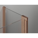 MEXEN/S - Mist L sprchové dveře křídlové 95, transparent, měď kartáčovaná 8A4L-095-000-65-00