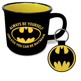 Batman dárkový set hrnek klíčenka