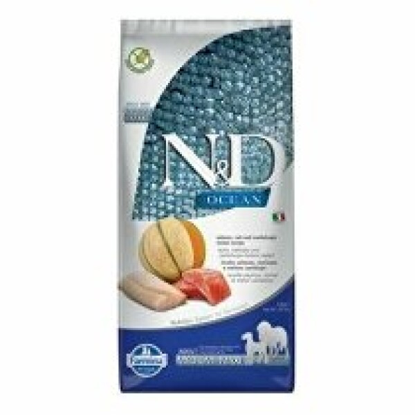 N&D OCEAN DOG Adult M/L Salmon & Cod & Melon 12kg