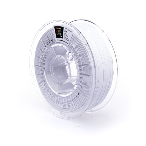 PLA filament Satine White 1,75 mm Print With Smile 1 kg