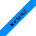 Brother M-K521 / Kazeta s páskou / Nelaminovaná / Modrá/Černá / 9 mm / 8 m (MK521BZ)
