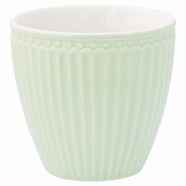GREEN GATE Latte cup Alice Pale Green 300 ml, zelená barva, keramika 300ml