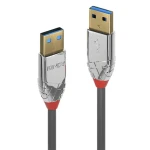 Lindy Cromo Line šedá / USB kabel / USB-A - USB-A / USB 3.2 Gen 1 / 5 Gbit/s / 0,5 m (36625)