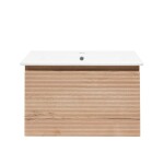 Koupelnová skříňka s umyvadlem Naturel Savona 78x43x44,8 cm dub halifax mat SAVONA80DH SAVONA80DH