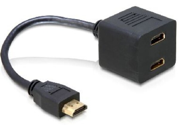 Delock adaptér HDMI samec na 2x HDMI samice (65056)