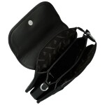 Trendy dámská koženková crossbody kabelka Coveri Longina, černá