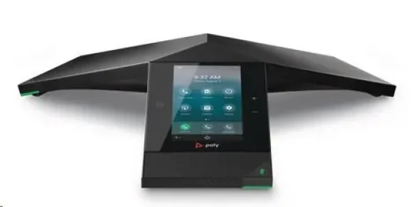 Poly Trio 8800 černá / Konferenční IP telefon / 5" displej / 2x RJ-45 / BT / WiFi / PoE (849A7AA#AC3)