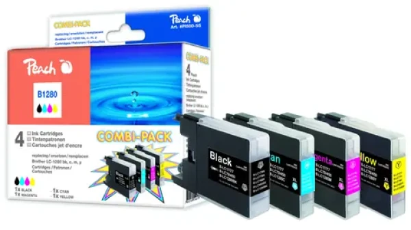 Peach alternativní cartridge Brother LC-125XL a LC-127XL / Brother DCP-J4110W / Combi Pack Plus (00317216)